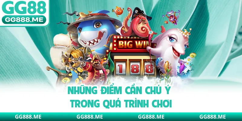 Những điểm cần chú ý trong quá trình chơi
